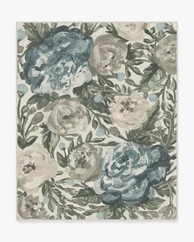 Ruggable Camellia Jade Flatwoven Rug In Green