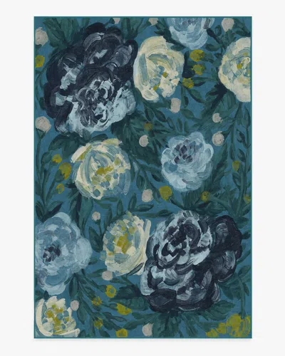 Ruggable Camellia Midnight Flatwoven Rug In Multi