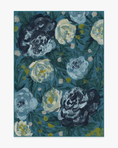 Ruggable Camellia Midnight Flatwoven Rug In Multi