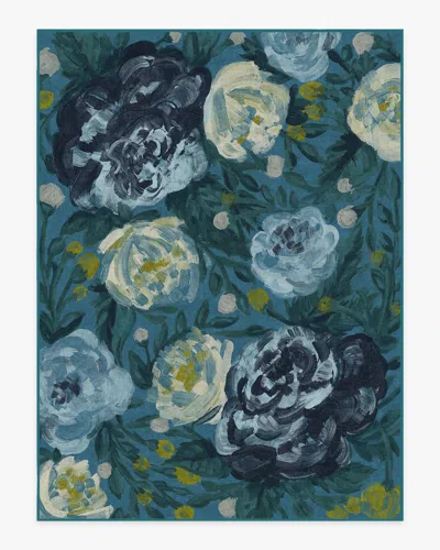 Ruggable Camellia Midnight Flatwoven Rug In Multi