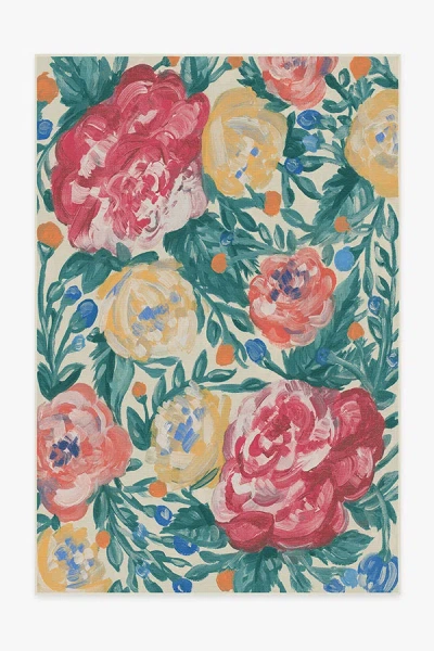 Ruggable Camellia Multicolor Outdoor Rug