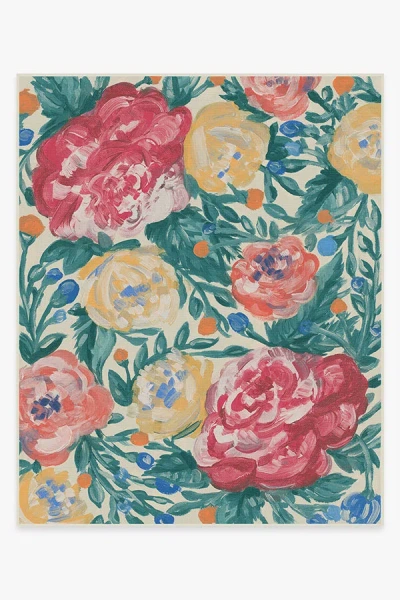 Ruggable Camellia Multicolor Outdoor Rug