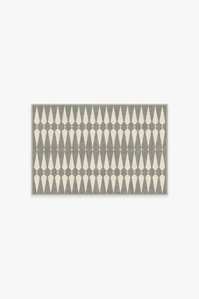 Ruggable Carnaby Shadow Del Sol Flatwoven Rug By Jonathan Adler In Gray