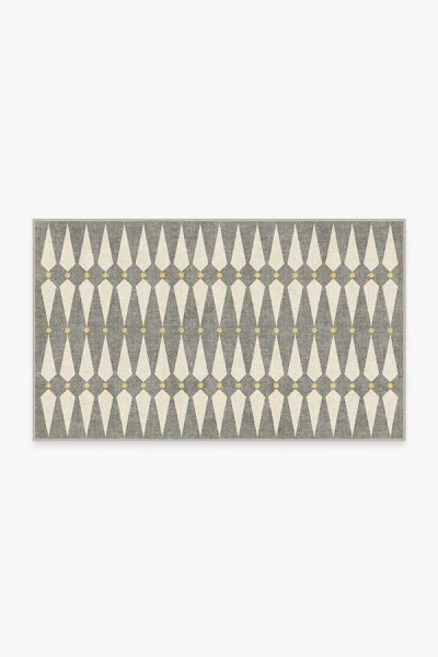 Ruggable Carnaby Shadow Del Sol Flatwoven Rug By Jonathan Adler In Gray