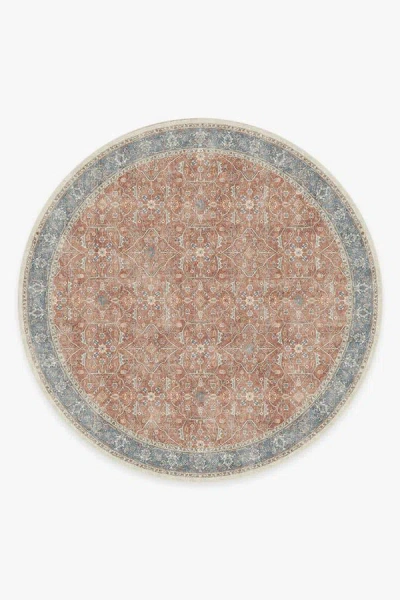 Ruggable Celestine Coral Flatwoven Rug In Orange