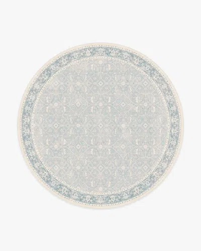 Ruggable Celestine Soft Blue Flatwoven Rug In Gray