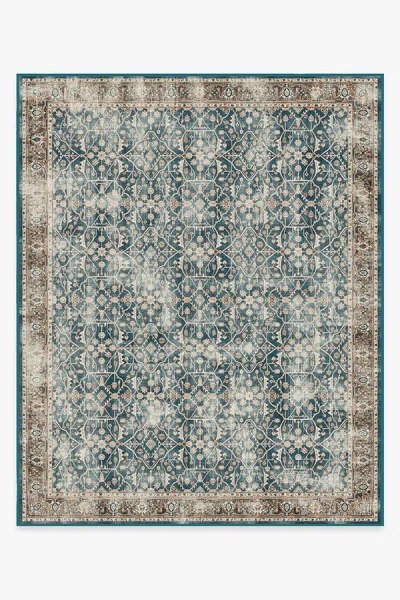 Ruggable Celestine Teal Blue Flatwoven Rug