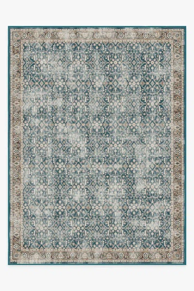Ruggable Celestine Teal Blue Flatwoven Rug