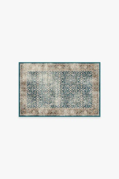 Ruggable Celestine Teal Blue Flatwoven Rug