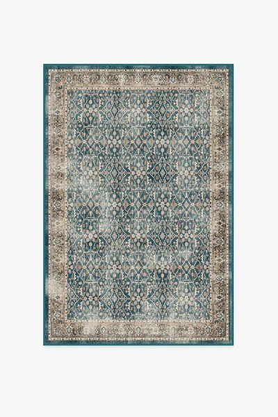 Ruggable Celestine Teal Blue Flatwoven Rug