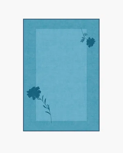 Ruggable Ceylon Soft Sapphire Flatwoven Rug By The Local Project In Blue