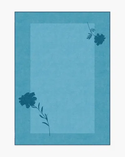 Ruggable Ceylon Soft Sapphire Flatwoven Rug By The Local Project In Blue