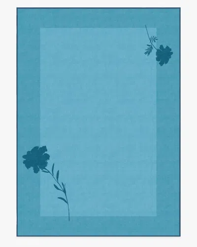 Ruggable Ceylon Soft Sapphire Flatwoven Rug By The Local Project In Blue