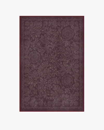 Ruggable Chamomile Burgundy Flatwoven Rug By Morris & Co.