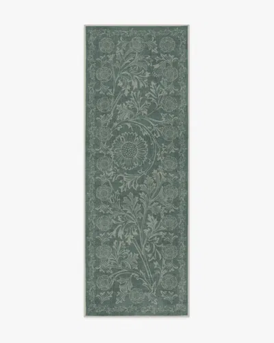 Ruggable Chamomile Teal Green Flatwoven Rug By Morris & Co.