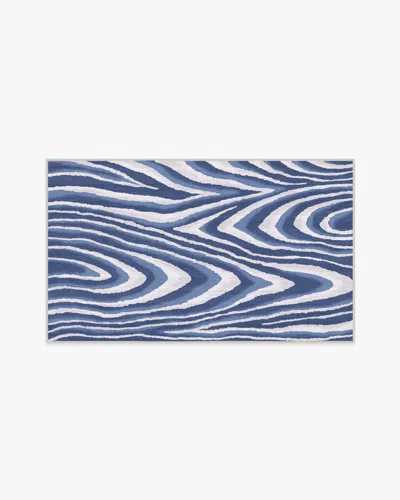 Ruggable Chifa Wood Blue & Cream Flatwoven Rug By Humberto Leon