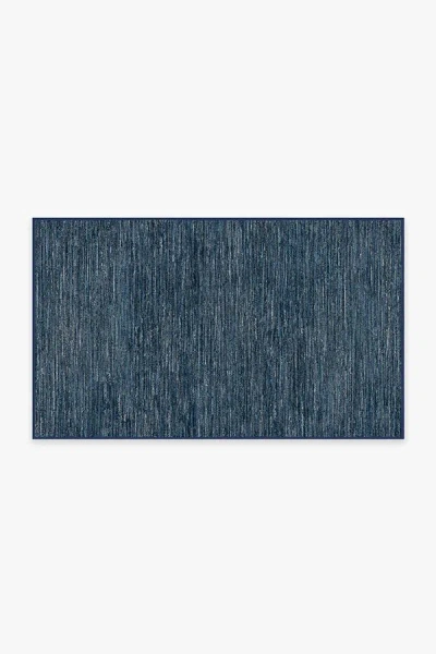 Ruggable Chunky Solid Blue Outdoor Rug
