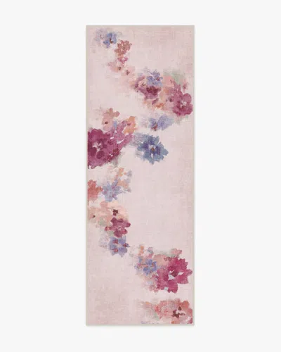 Ruggable Clara Soft Rose Flatwoven Rug In Pink