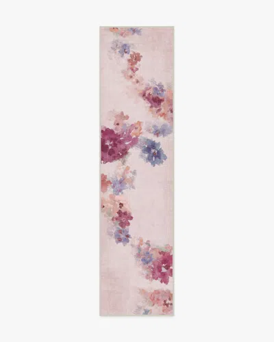 Ruggable Clara Soft Rose Flatwoven Rug In Pink