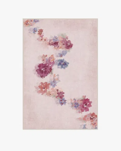 Ruggable Clara Soft Rose Flatwoven Rug In Pink