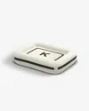 Ruggable Classic Monogram Ivory Woven Pet Bed, Medium By Jonathan Adler In Multi
