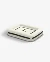 Ruggable Classic Monogram Ivory Woven Pet Bed, Medium By Jonathan Adler In Multi