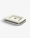 Ruggable Classic Monogram Ivory Woven Pet Bed, Medium By Jonathan Adler In Multi