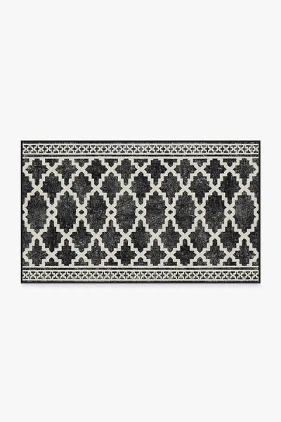 Ruggable Cleo Trellis Black Outdoor Rug