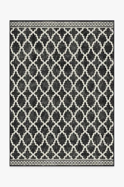 Ruggable Cleo Trellis Black Outdoor Rug