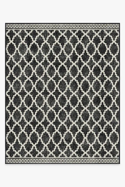 Ruggable Cleo Trellis Black Outdoor Rug