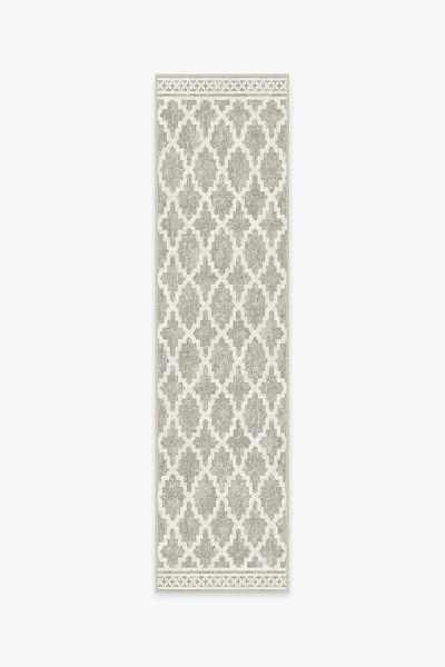 Ruggable Cleo Trellis Natural Outdoor Rug In Gray