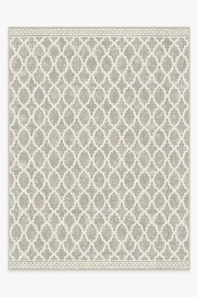 Ruggable Cleo Trellis Natural Outdoor Rug In Gray