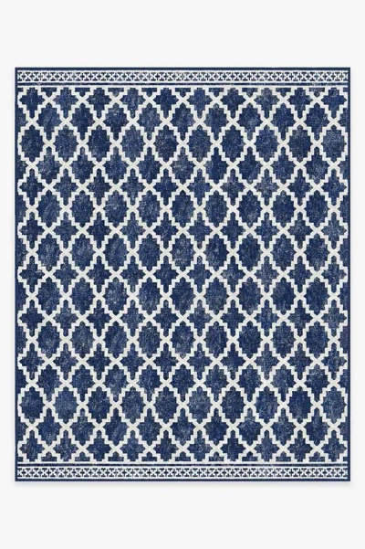 Ruggable Cleo Trellis Royal Blue Outdoor Rug