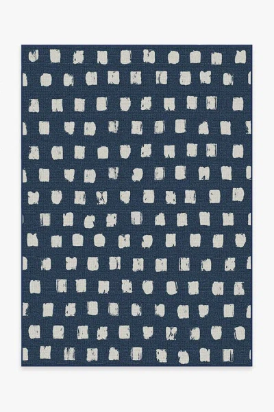 Ruggable Cobblestone Navy Outdoor Rug In Blue