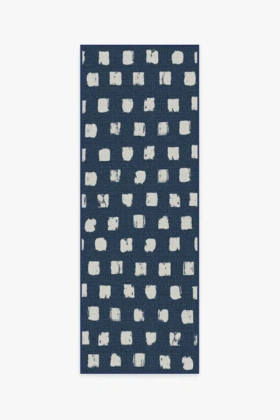 Ruggable Cobblestone Navy Outdoor Rug In Blue