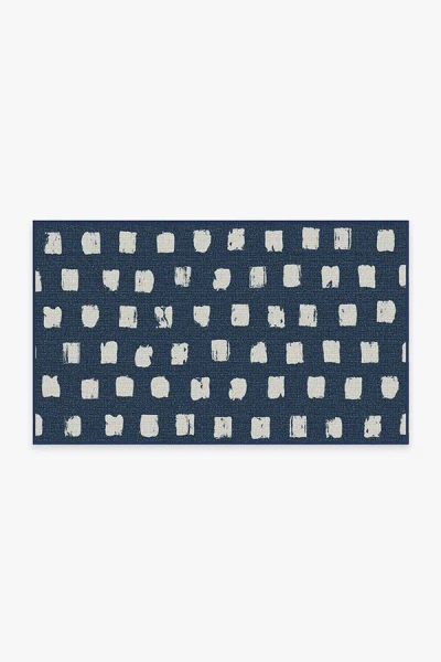 Ruggable Cobblestone Navy Outdoor Rug In Blue