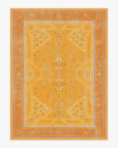 Ruggable Colorful Loom Mango Flatwoven Rug By Iris Apfel In Yellow