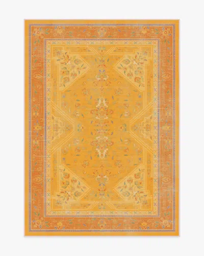 Ruggable Colorful Loom Mango Flatwoven Rug By Iris Apfel In Yellow