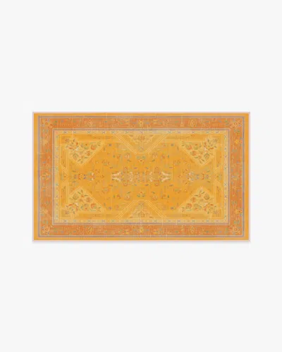 Ruggable Colorful Loom Mango Flatwoven Rug By Iris Apfel In Yellow