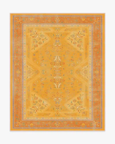 Ruggable Colorful Loom Mango Flatwoven Rug By Iris Apfel In Yellow
