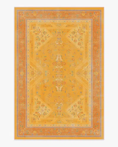 Ruggable Colorful Loom Mango Flatwoven Rug By Iris Apfel In Yellow