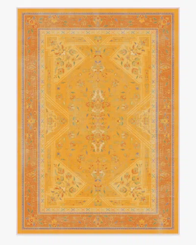 Ruggable Colorful Loom Mango Flatwoven Rug By Iris Apfel In Yellow