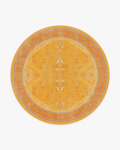 Ruggable Colorful Loom Mango Flatwoven Rug By Iris Apfel In Yellow