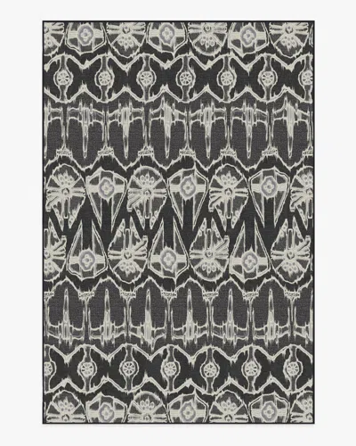 Ruggable Corellian Ikat Black Flatwoven Rug