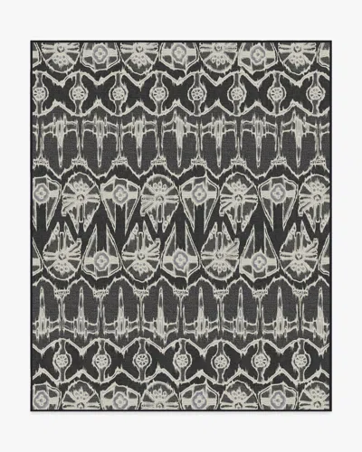 Ruggable Corellian Ikat Black Flatwoven Rug