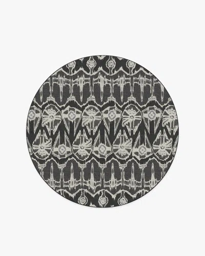 Ruggable Corellian Ikat Black Flatwoven Rug In Gray