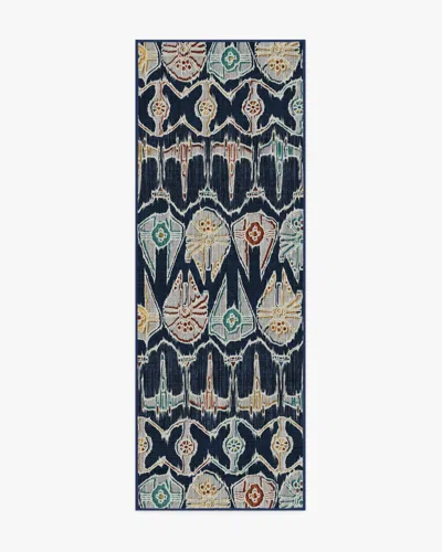 Ruggable Corellian Ikat Navy Flatwoven Rug In Blue