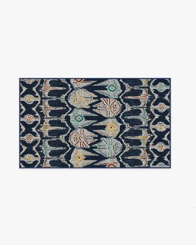 Ruggable Corellian Ikat Navy Flatwoven Rug In Blue