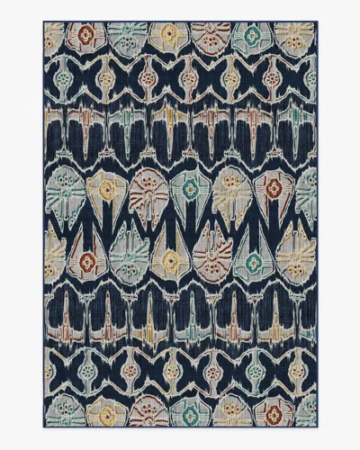 Ruggable Corellian Ikat Navy Flatwoven Rug In Blue