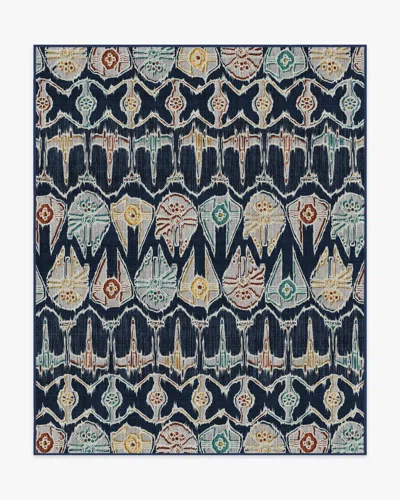 Ruggable Corellian Ikat Navy Flatwoven Rug In Blue